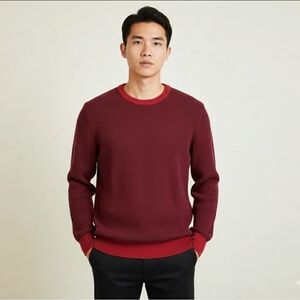 Club Room Mens Two-Tone Crewneck Pullover Sweater